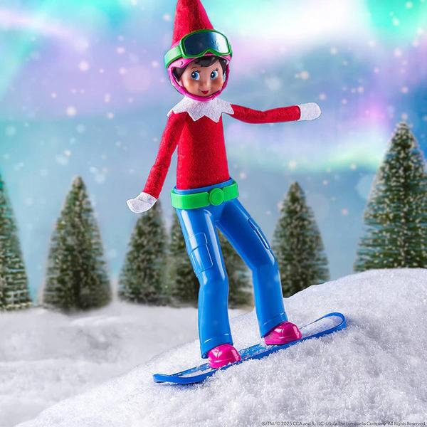 The Elf On The Shelf® MagiFreez® Swish and Sleigh Snowboard Set