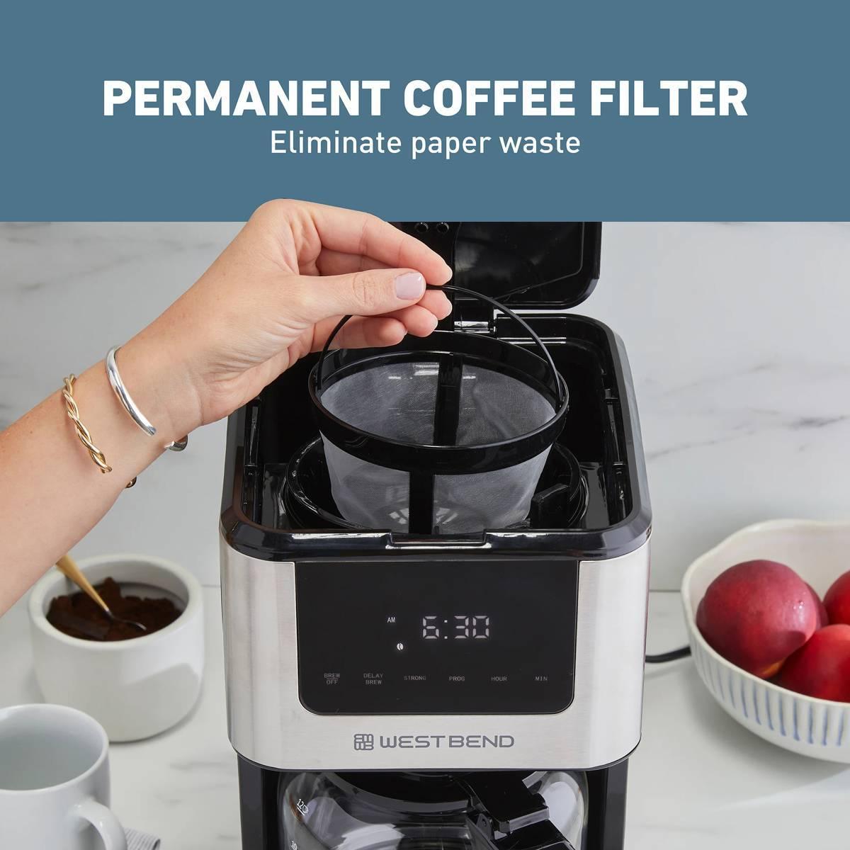 West Bend 12 Cup Touchscreen Coffee Maker