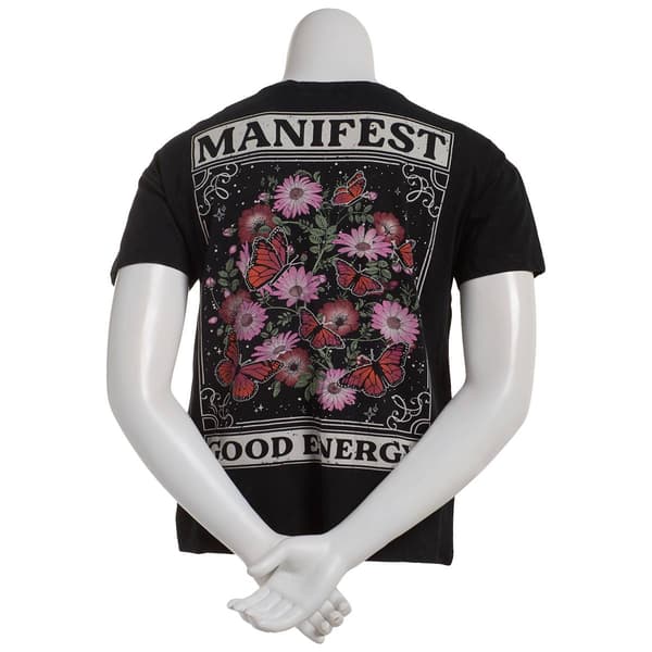 Juniors Attitude Not Included Manifest Good Energy Graphic Tee