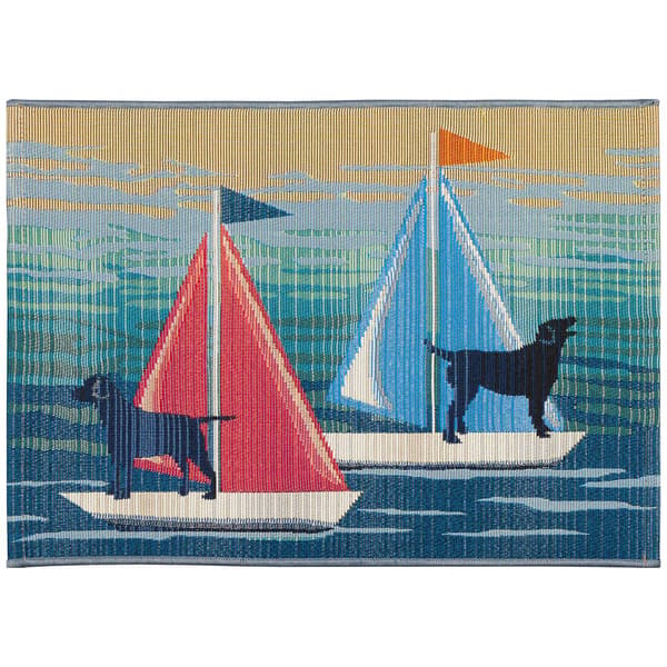 Liora Manne Esencia See Spot Sail Rectangular Accent Rug - image 