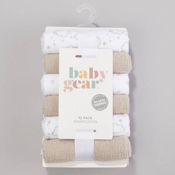 Baby Gear&#40;R&#41; 12pk. Star Washcloths - image 