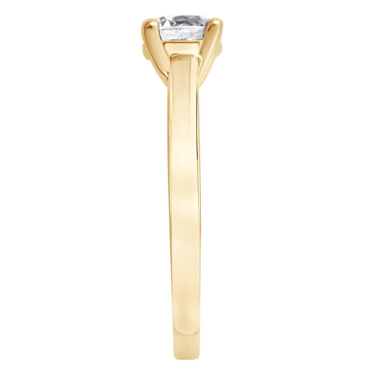 Nova Star® 10kt. Gold Lab Grown Diamond Solitaire Ring