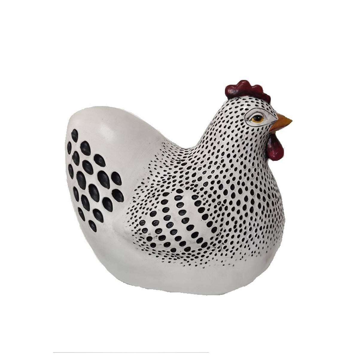 Santa’s Workshop 7in. Lying Appenzeller Chicken