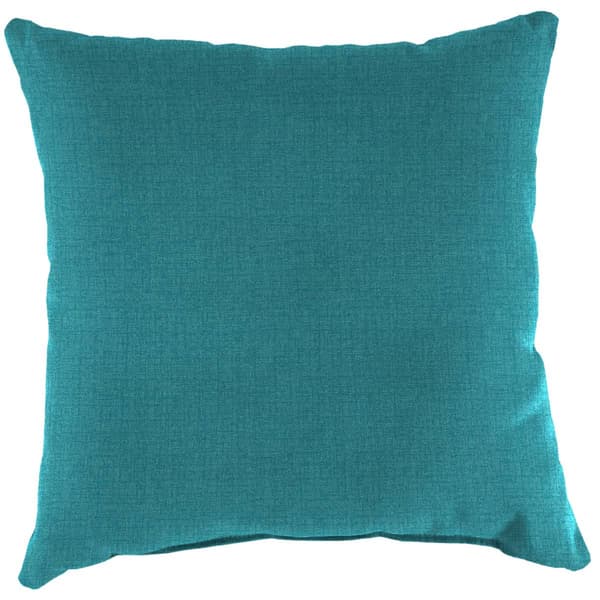 Jordan Manufacturing Text Lagoon Outdoor Throw Pillow - image 