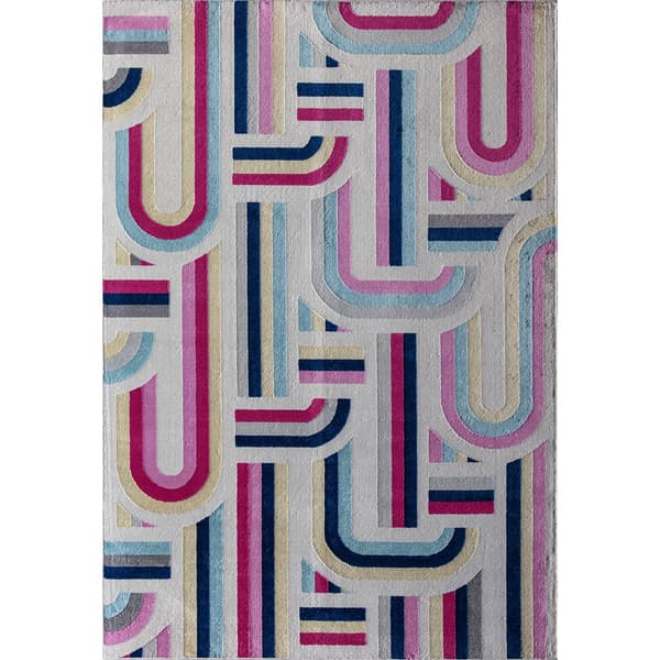 Elizabeth Sutton Vera Retro Rectangular Area Rug - image 