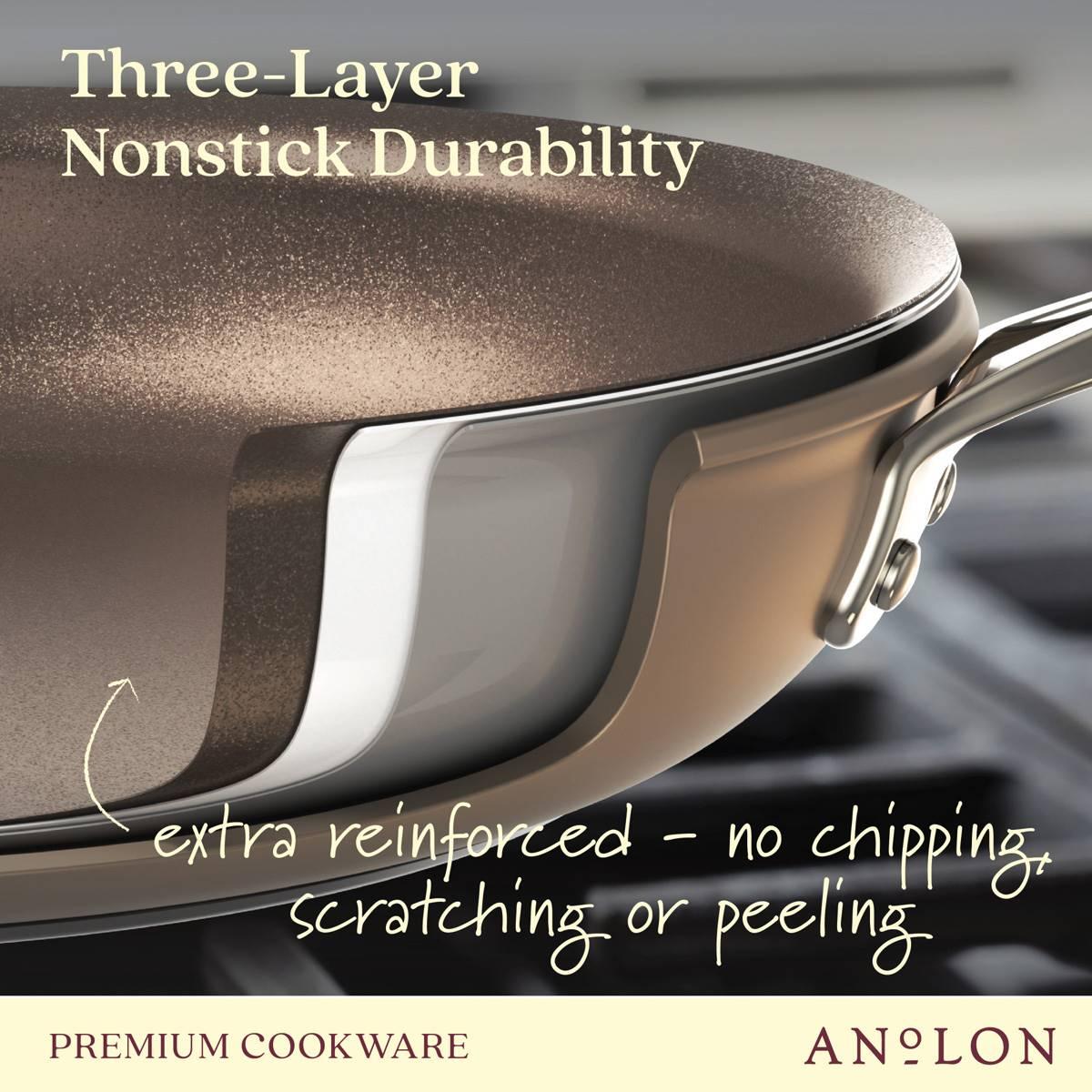 Anolon® Ascend Hard Anodized Nonstick Saucepot with Lid - 4-Quart