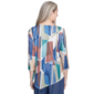 Womens Alfred Dunner Summer Solstice Stained Glass Blouse - image 2