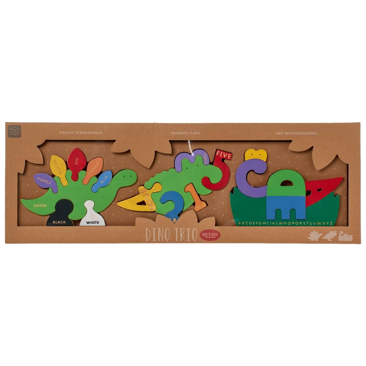 Imagine Wooden Puzzle Trio Dino