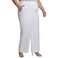 Plus Size Calvin Klein Straight Leg Cotton Dress Pants w/ Belt - image 2