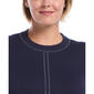 Plus Size Rafaella® Long Sleeve Solid Studded Crew Neck Sweater - image 4