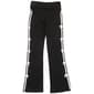 Girls (7-16) No Comment Bow/Stripe Foldover Flare Leggings - image 1