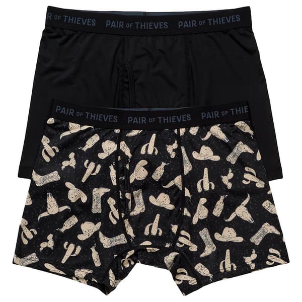 Mens Pair of Thieves Superfit Cowboy Boot Boxer Briefs