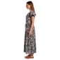 Womens Nautica Flutter Sleeve Floral Tiered Maxi Dress - image 3