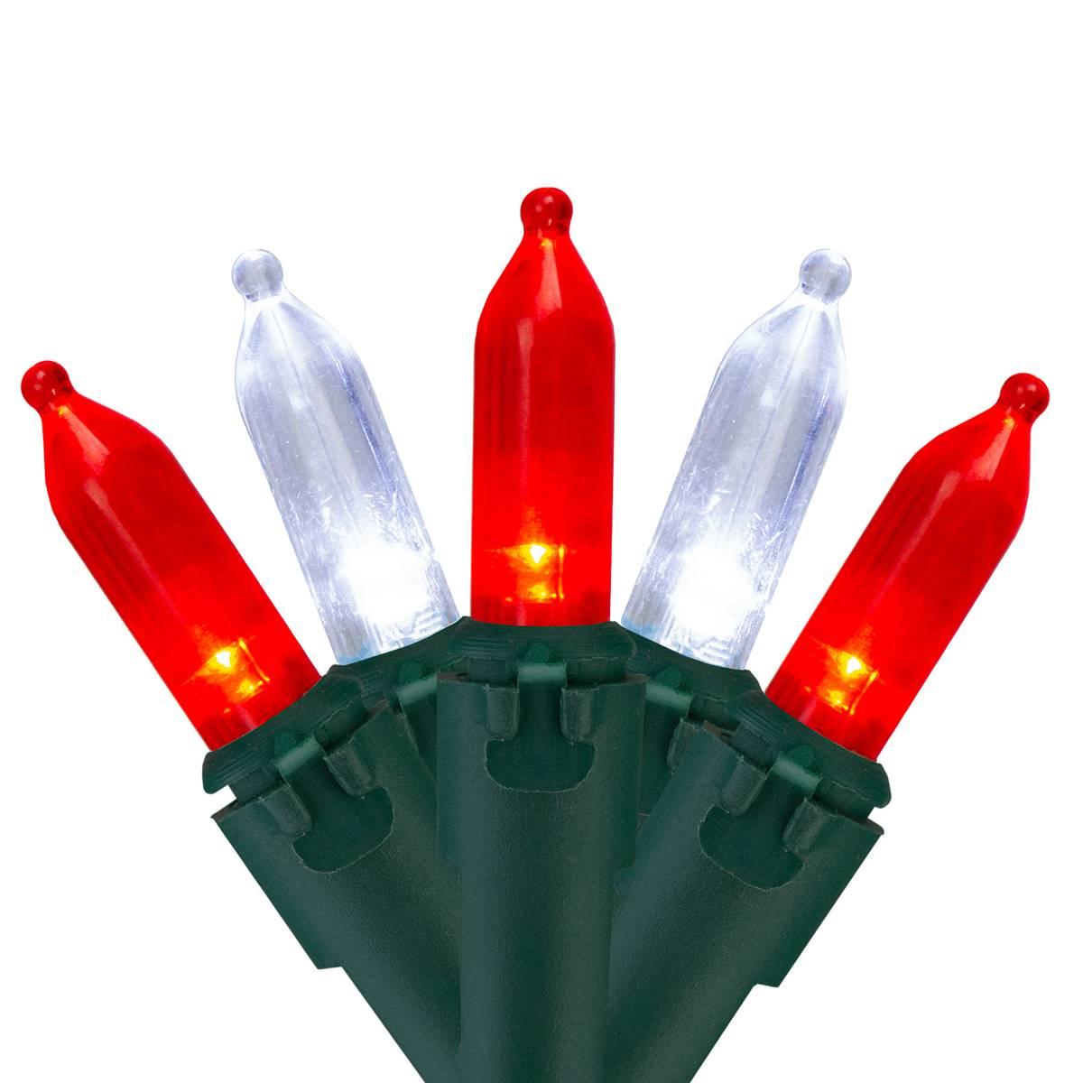 Northlight Seasonal 50ct. LED Red & White Christmas Light...