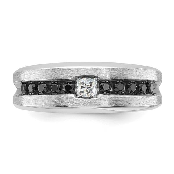 Mens Gentlemen’s Classics™ 14kt. White Gold Square Diamond Ring