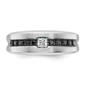 Mens Gentlemen’s Classics™ 14kt. White Gold Square Diamond Ring - image 4
