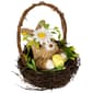 Northlight Seasonal Twig Basket with Rabbit Easter D&#233;cor - image 4