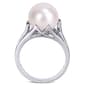 Gemstone Classics™ Cultured Pearl & Diamond Ring - image 3