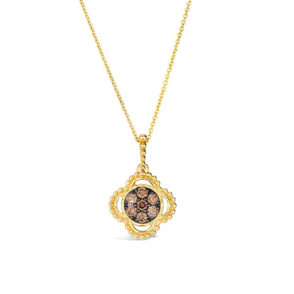Le Vian Chocolatier(R) Chocolate Diamonds(R) 4-Leaf Clover Pendant - image 