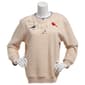Womens Hasting & Smith Bird Vine Embroidered Fleece Sweatshirt - image 1