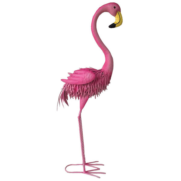 Santa's Workshop 40in. Iron Flamingo Figurine - image 