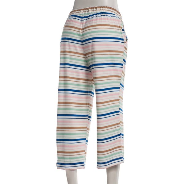 Plus Size MUK LUKS® Stripe Cloud Knit Capri Pajama Pants