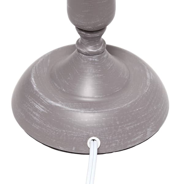 Simple Designs Traditional Candlestick Table Lamp
