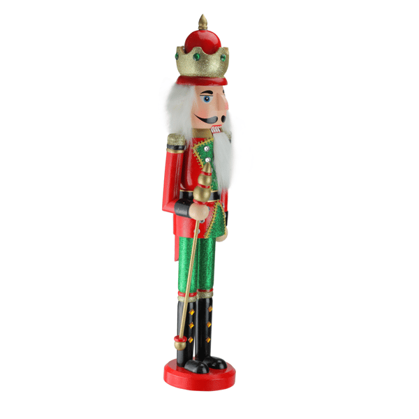 Northlight 24in. Red & Green Wooden Christmas Nutcracker King