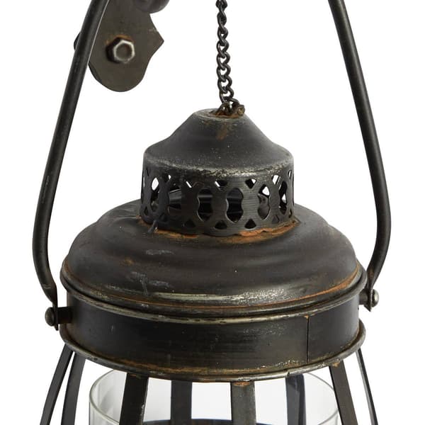 9th &amp; Pike® Brown Iron Rustic Candle Wall Sconce - 19x7
