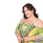 Plus Size White Mark Peacock Caftan Shift Dress - image 5
