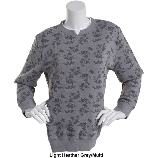 Plus Size Hasting & Smith  Long Sleeve Crew Neck Sweatshirt