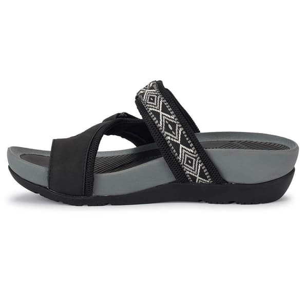 Womens BareTraps&#174; Aloha Geometric Platform Footbed Sandals
