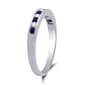 Nova Star® 1/8ctw. Lab Grown Diamond Sterling Silver Band - image 2