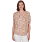 Womens Skyes the Limit Terra Tropic Ditsy Floral Blouse - image 1