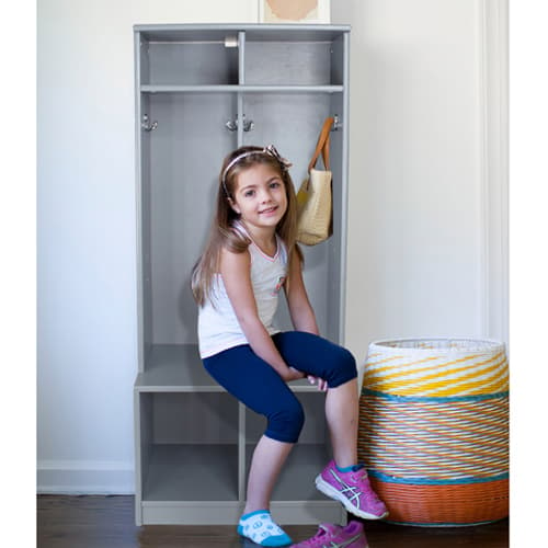 Little Partners&#8482; 2 Cubby Wooden Locker