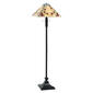 Quoizel Arts &amp; Craft Tiffany Floor Lamp - image 1