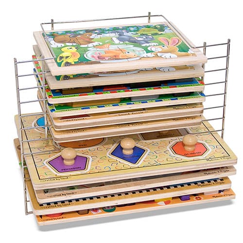 Melissa & Doug&#40;R&#41; Deluxe Wire Puzzle Rack - image 