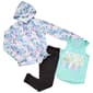 Girls &#40;7-16&#41; RBX 3pc. Side Tie Hoodie Bold Tank & Leggings Set - image 1