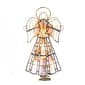 Kurt Adler 10-Light Capiz Angel Treetop w/ Scroll Design & Pearls - image 1
