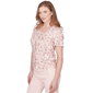 Womens Emaline Enchanted Bloom Ruffle Square Neck Floral Blouse - image 2