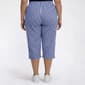 Plus Size Jordana Rose Seersucker Gingham Capris - image 2