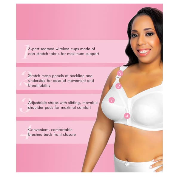 Front Closure Wire Free Comfortable Bra For Women