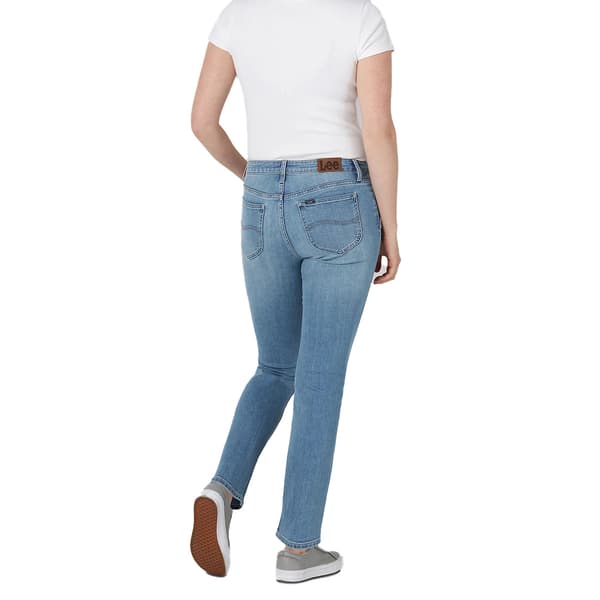 Petites Lee Legendary Mid Rise Straight Leg Jeans