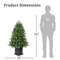 Puleo International Multi-Color LED Fraser Fir Christmas Tree - image 6