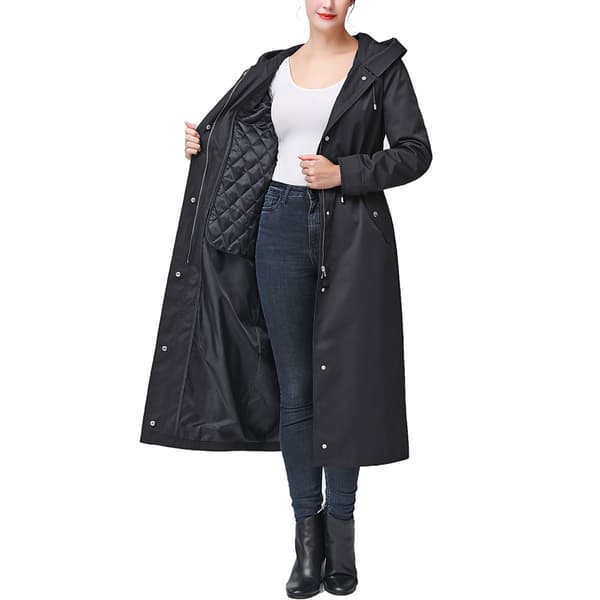 Womens BGSD Waterproof Hooded Zip-Out Lined Long Parka