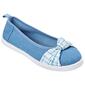 Womens Take A Walk Tweed Bow Slip-On Flats - image 2