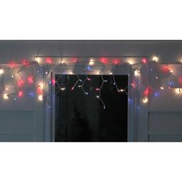 Northlight Seasonal 105ct. Multi July 4th Mini Icicle Lights