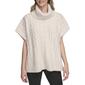 Womens Calvin Klein Cable Poncho Cowl Neck Sweater - image 1
