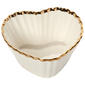 Famous Brand Bombay Gold Fluted Heart Bowl - image 1