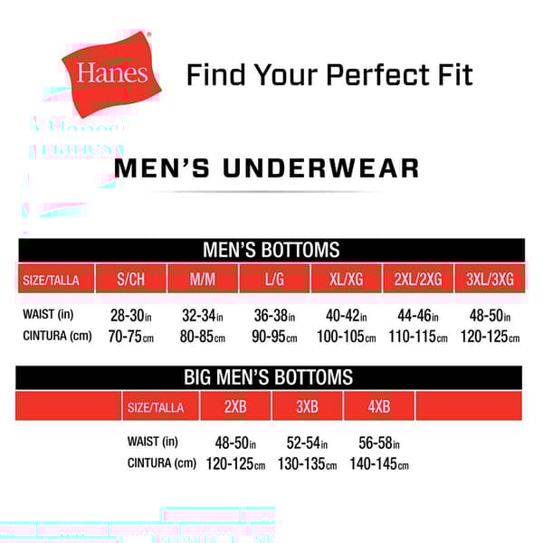 Mens Big & Tall Hanes Ultimate® Woven Boxers - Black/Red/Blue